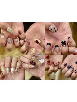 手描きアートが得意なサロン