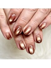 マイオティック ネイル(miotic nail)/ブラウンゴールドマグネット