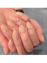 アイラッシュアンドネイル専門店 クラル(CURAR)/ヌーディーネイル￥7980