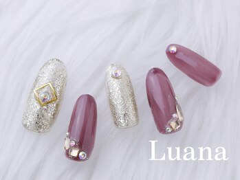 ルアナ(Luana)/秋ネイル×ボルドー
