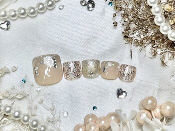 プティリボン 武蔵小金井店(PetitRibbon)/Foot Trend キラキラジュエル