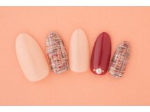 ヴァンネイル(VINGT NAIL nail&eye beauty)/【大人かわいい。ツイード】
