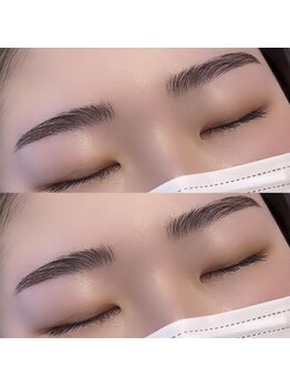 エムサロン 前橋川原(emusalon)の写真/お顔の印象が変わる<ハリウッドブロウリフト>で垢抜け！ブロウアーティストによる技術で美眉が叶う♪