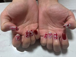 バレンタインネイル byなお