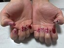 バレンタインネイル byなお