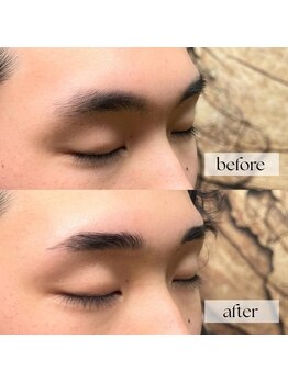 アルデオンワン セカンド(ARDEON.1 second)/【メンズ眉毛】Before/after