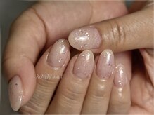 リライトネイル(Relight nail)/ホロラメ×ワンカラー