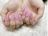 【Hand】チップ長さだし/パーツ付け放題　　￥11900