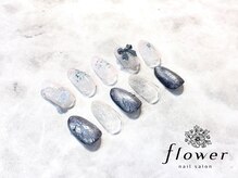 フラワーネイルサロン(flower)/ホワイトネイル