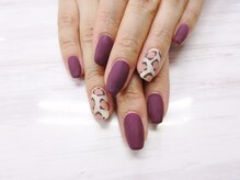 ネイルサロン キラップ(Nail Salon KiLAP)/マット×アニマル柄￥6980