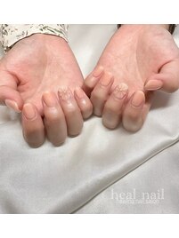 monthly定額デザインAぷくぷく花