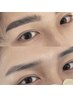 【メンズ】ハリウッドブロウ＋間引き(眉カット/毛量調整)＋美眉スタイリング