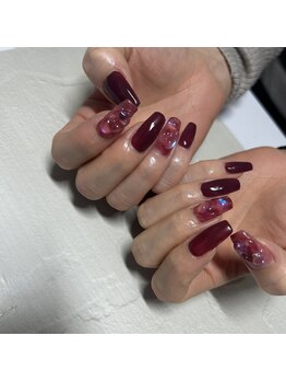 ワイズビューティー 京橋店(y's beauty)/ボルドーネイル