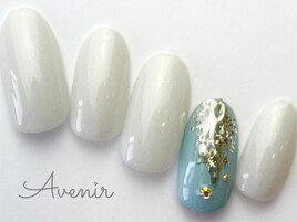 ミラーニュアンスネイル