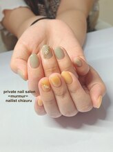 プライベート ネイルサロン マーマ(murmur)/アシンメトリーネイル