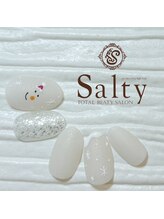 ネイルアンドアイラッシュサロン ソルティ 寺田町(salty)/クリスマスネイル