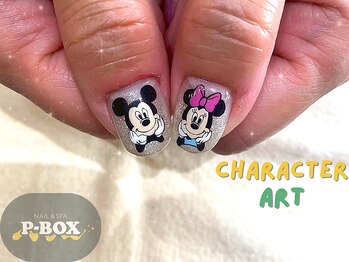 ピーボックス(P BOX)/☆キャラ 模写 3D 推しネイル☆