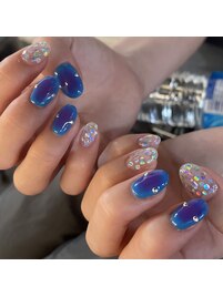 エアブラシ風ネイル