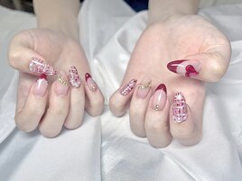 ゴージャス持込 ツイードネイル