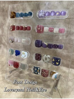 秋冬フットネイルデザイン＊