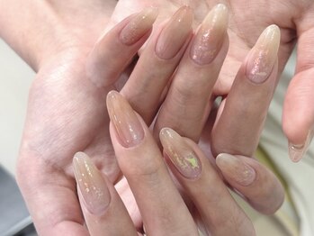 ルネネイル(Lune nail)/キラキラネイル