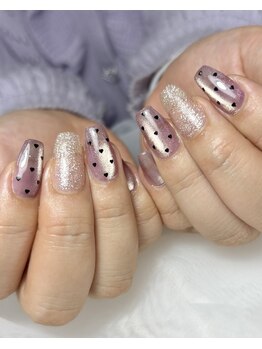 ムート(MOOT)/大人のバレンタインネイル