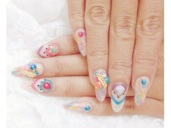 ネイリシャス(NAILICIOUS)/スモーキーパステル♪＋540円×2