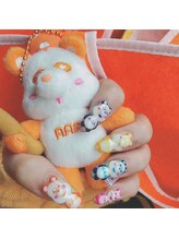 ネイルサロン ティプレシャス(T Precious)/カラフルAパンダネイル♪