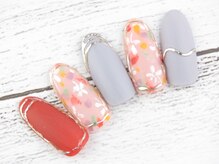 ネイル ブーマー(Nail BOOMER)/ミラー/花柄/マット