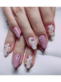 お花ネイル