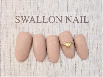 スワロンネイル(SWALLON NAIL)/3月、４月　定額ネイル★