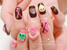 リル(RIRU)/キャラクター/3Dネイル/痛ネイル