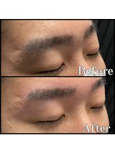 眉毛男子 新宿店/眉毛【 before / after 】