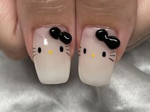 チピネイル 尼崎(chipinail)/キティさんネイル