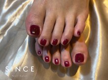 シンス(Since)/ワンカラーフットネイル
