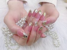 クイーンネイル 新宿(Queen nail)/スカルプ長さだしデザイン