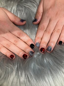 ピンクシュガーネイル(pink sugar nail)/メンズネイル♪