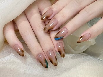 ラッキー(Lucky)/マーブルネイル