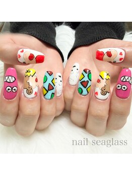 ネイル シーグラス(nail seaglass)/