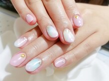 キープ ネイルサロン(KEEP)/夏、縦グラデーション♪