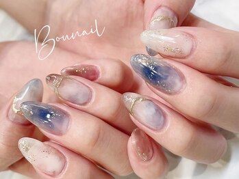 ボネール(nail ＆ eyelash Bounail)/ニュアンス　ケア付　パラジェル