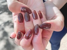 ヒマワリ(HIMAWARI)/フラッシュブラウンネイル