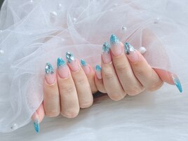 ラメグラデザイン♪