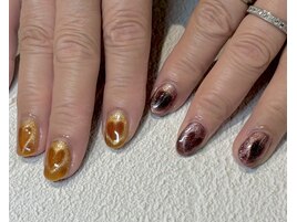 ハートマグネットネイル