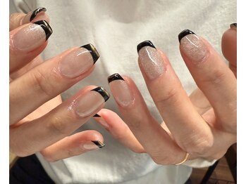 フレンチネイル、10本アート