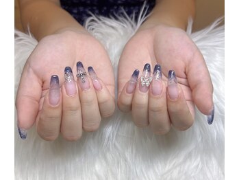 キアラネイルサロン/チップ長さだしグラデーション