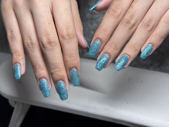 キアラネイルサロン/チップ長さだしワンカラー 