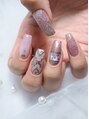 ナナネイル(7.Nail)&nbsp;手描きネイル、可愛い系ネイルはお任せください♪