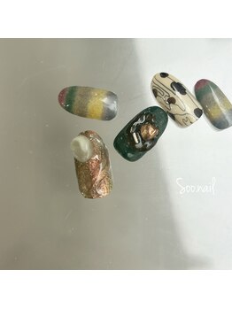 ソーネイル(Soo.nail)/12月定額ネイルトレンドデザイン