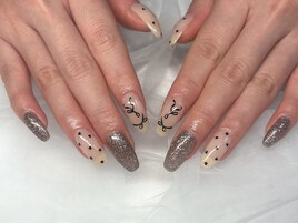 ドットネイル/リボン/西新宿